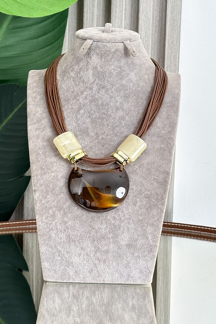 COLAR ANDREIA - MARROM