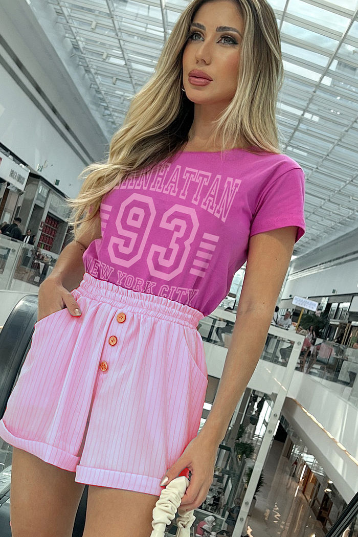 Tshirt Manhattan College Pink