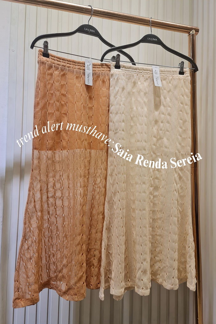 Saia Renda Sereia 2 Cores