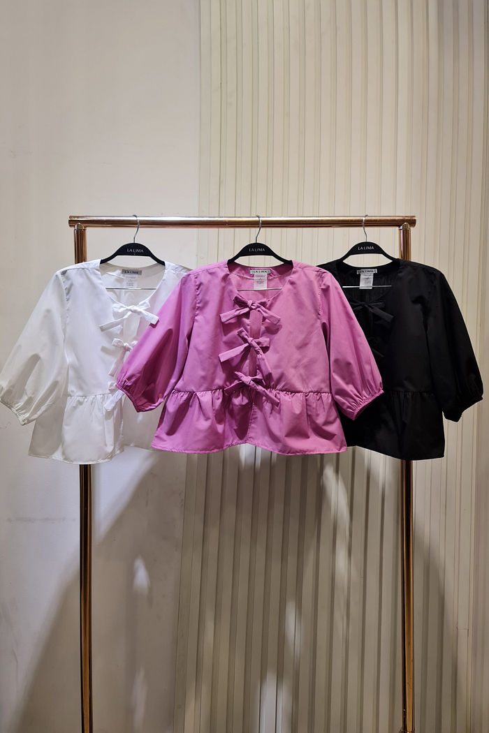 Bata Tricoline Lacinhos Grossos 3 Cores