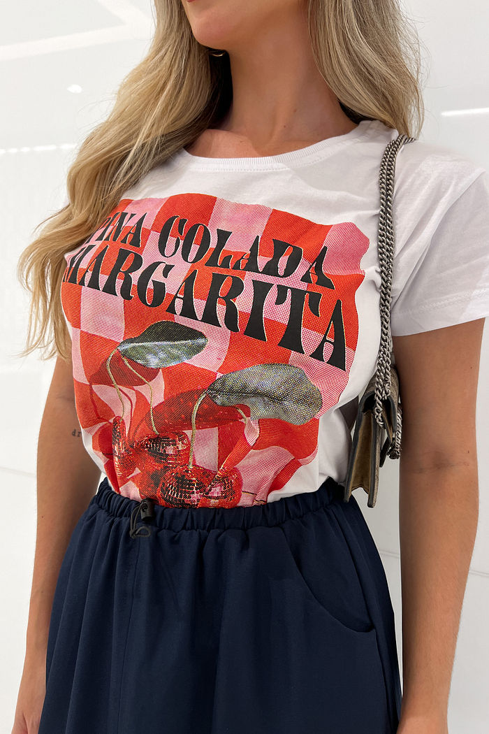 Tshirt Pinacolada Cromia Branco