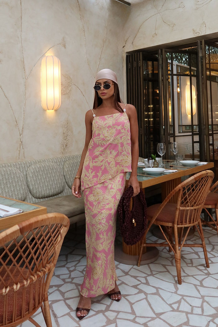 Saia Sereia Estampada Bestseller 2 Cores