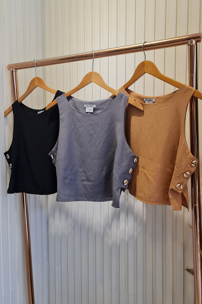 Blusa Botões na Lateral 3 cores