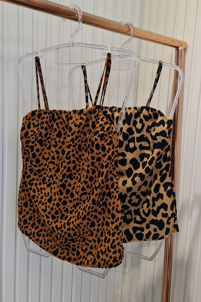 Blusa Alongada Animal Print