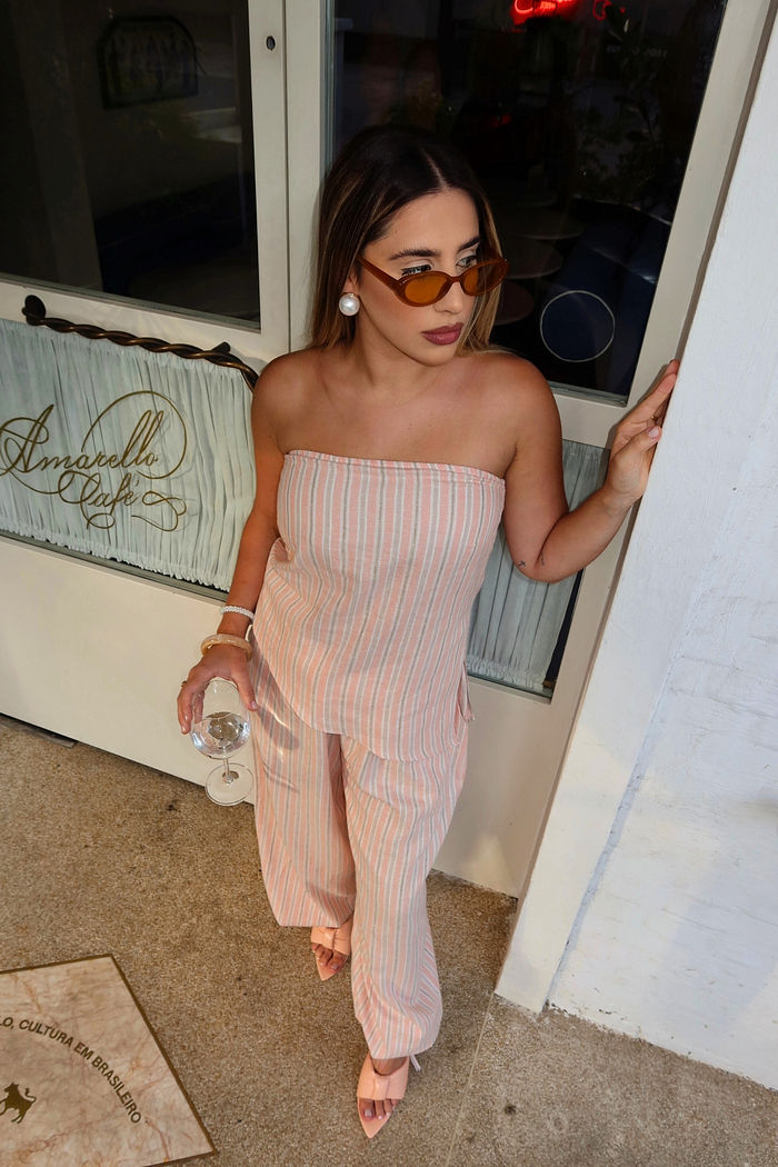 Blusa Tomara que Caia Linho 3 Cores