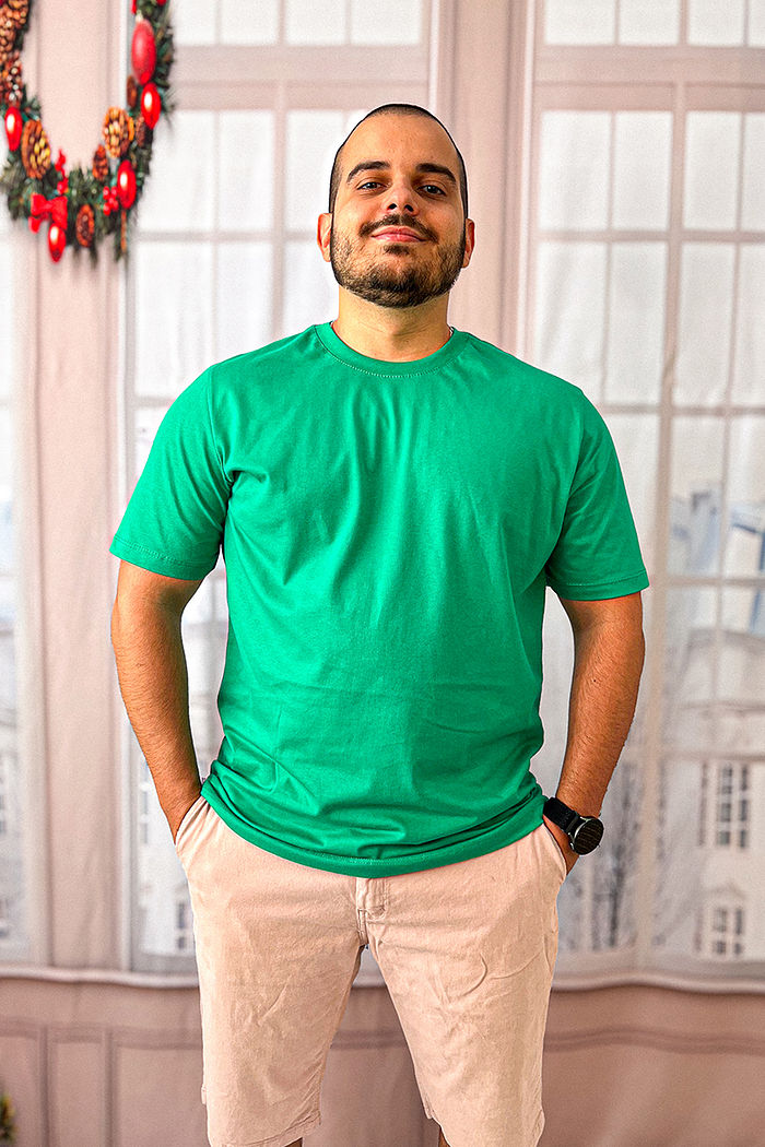 Max Tee Unissex Básica Verde Bandeira