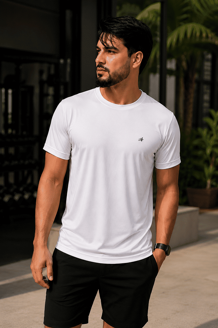 Max Tee Dry Fit Símbolo DTF - Branco