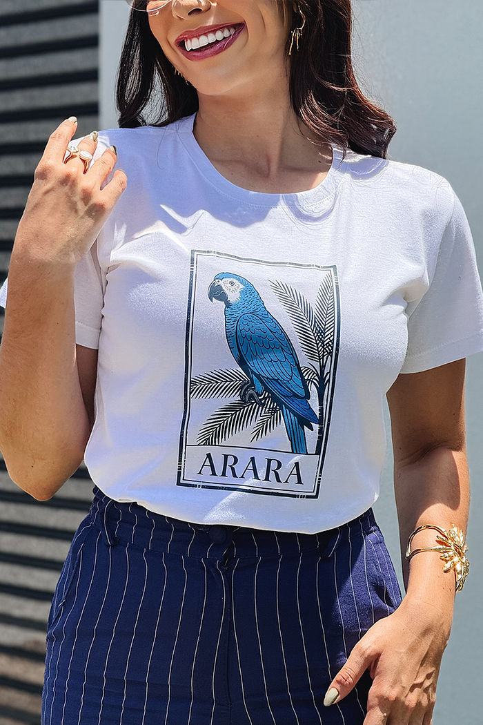 T-Shirt Arara DTF - Neve
