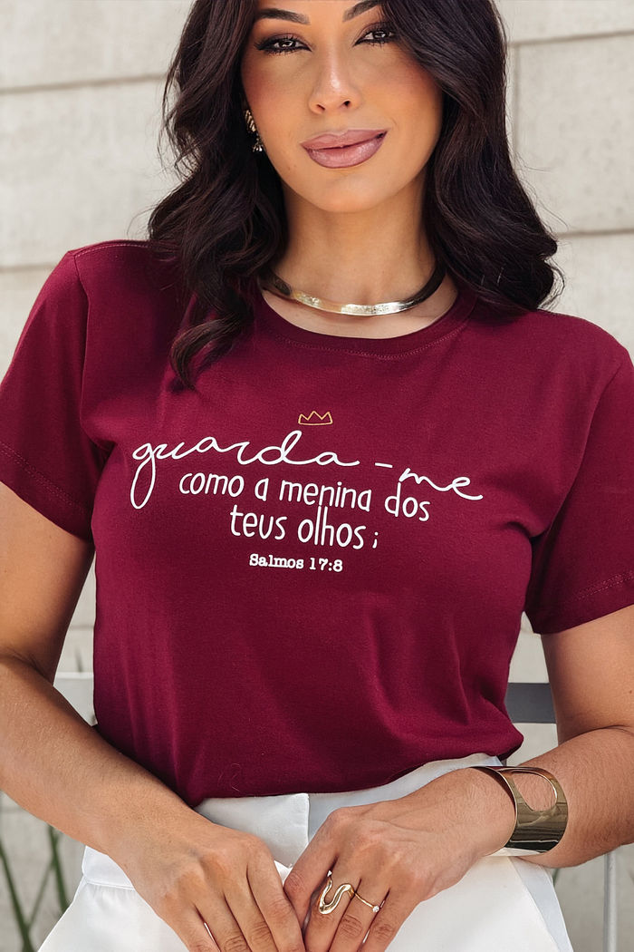 T-Shirt Guarda-me - Borgonha