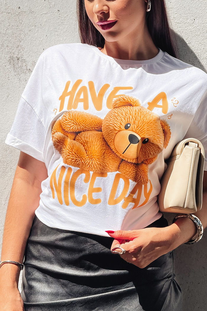 Oversized feminina Have a nice day DTF - Neve