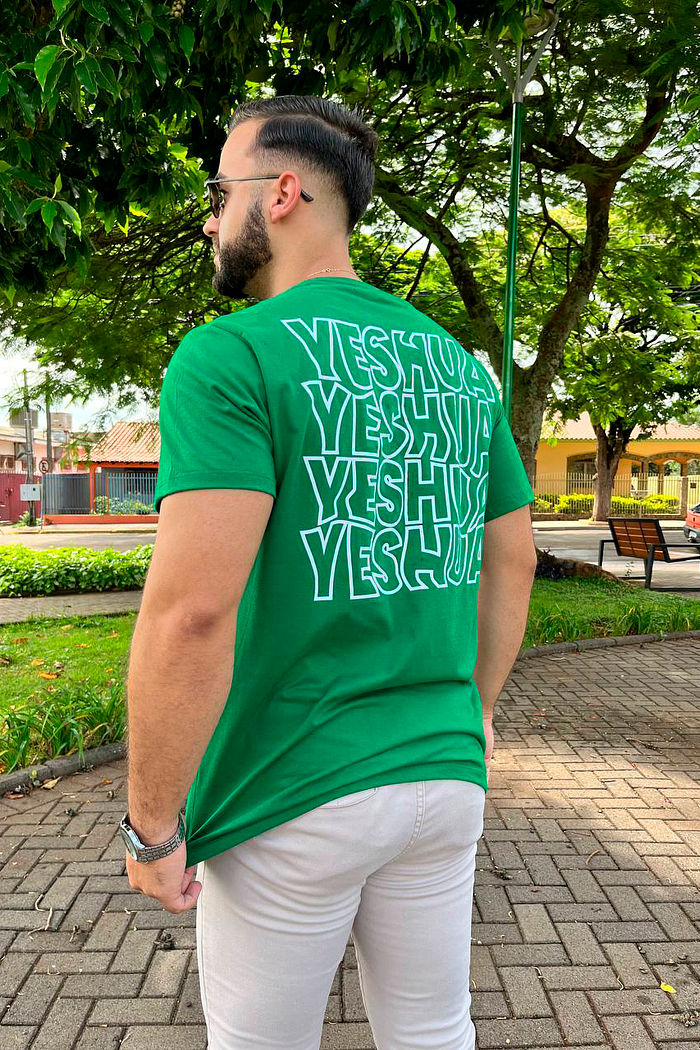 Max Tee Unissex Yeshua DTF - Verde Bandeira