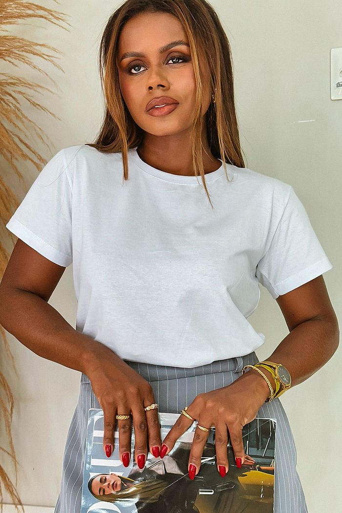 T-Shirt Básica Branco