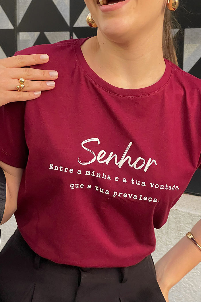 T-Shirt Senhor AR - Borgonha