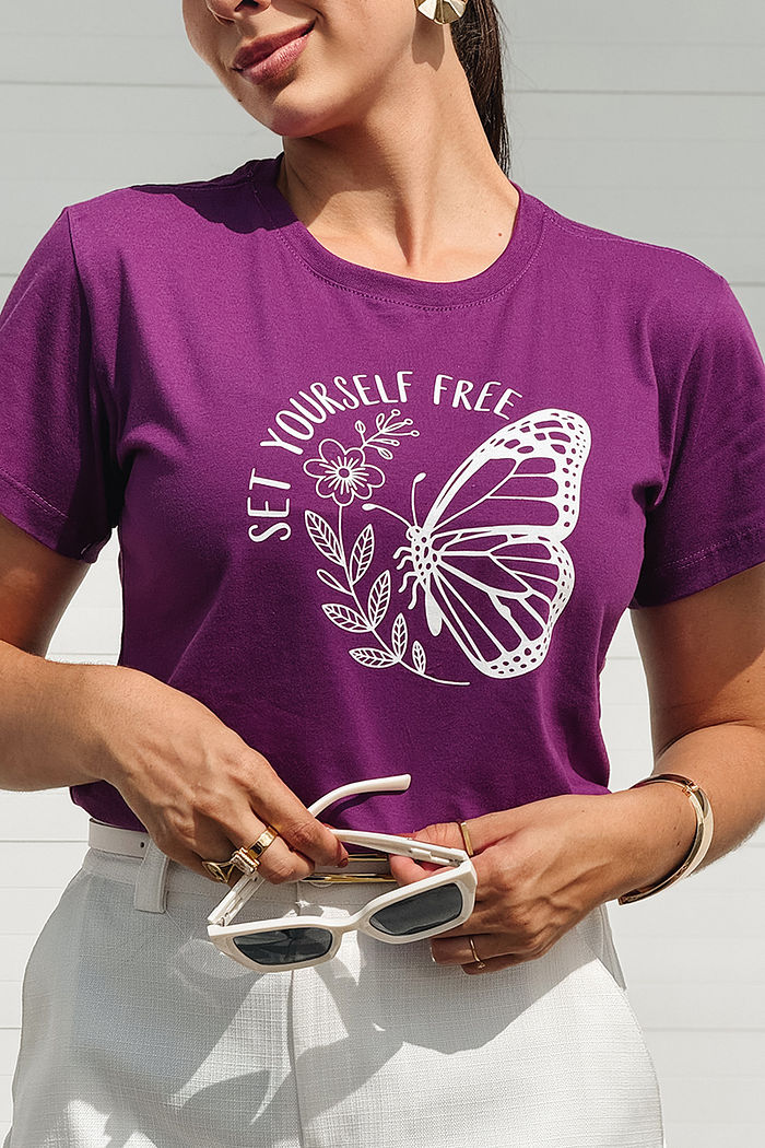 T-Shirt Set Yourself free - Uva