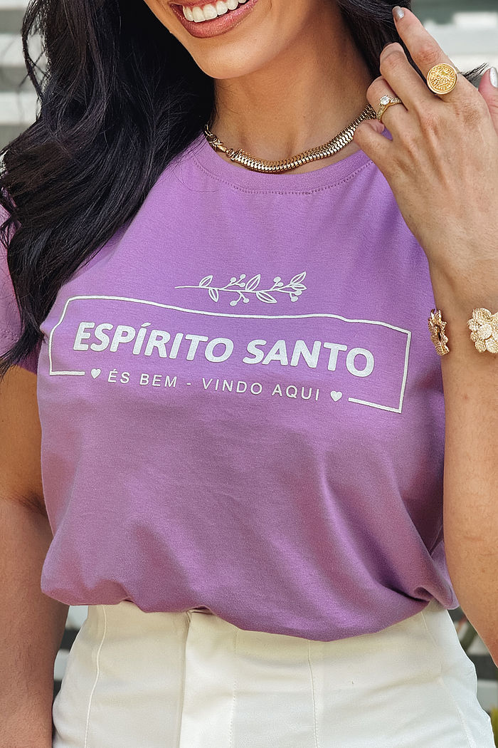 T-Shirt Espírito Santo AR - Violeta Claro