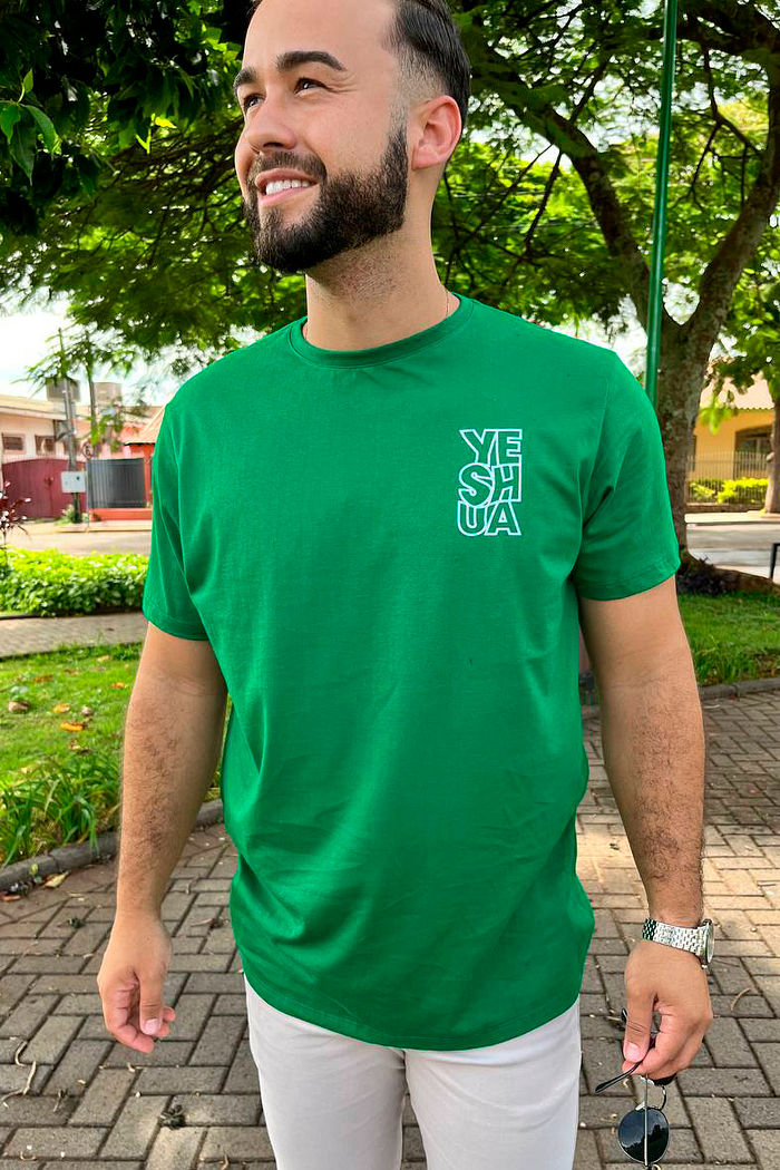 Max Tee Unissex Yeshua DTF - Verde Bandeira