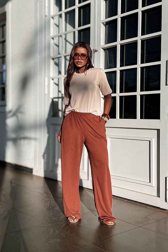 Blusa Bianca Moletinho - Bege