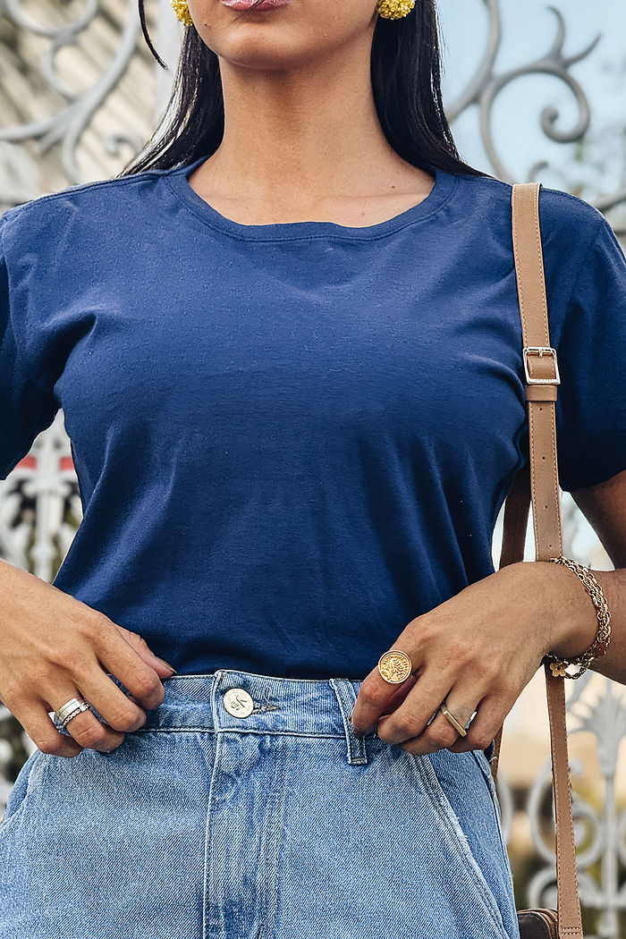 T-Shirt Básica Marinho