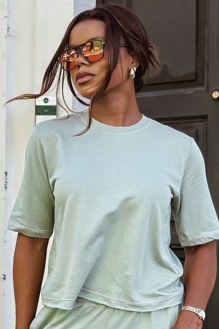 Blusa Bianca Moletinho - Verde Sálvia