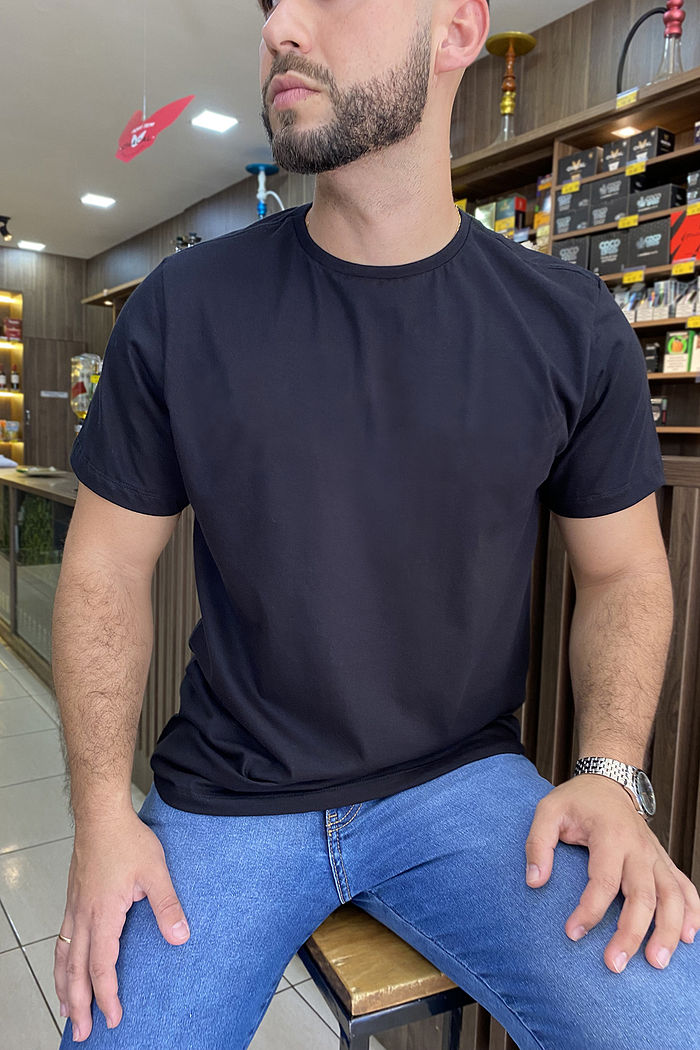 Max Tee Unissex Básica Preto