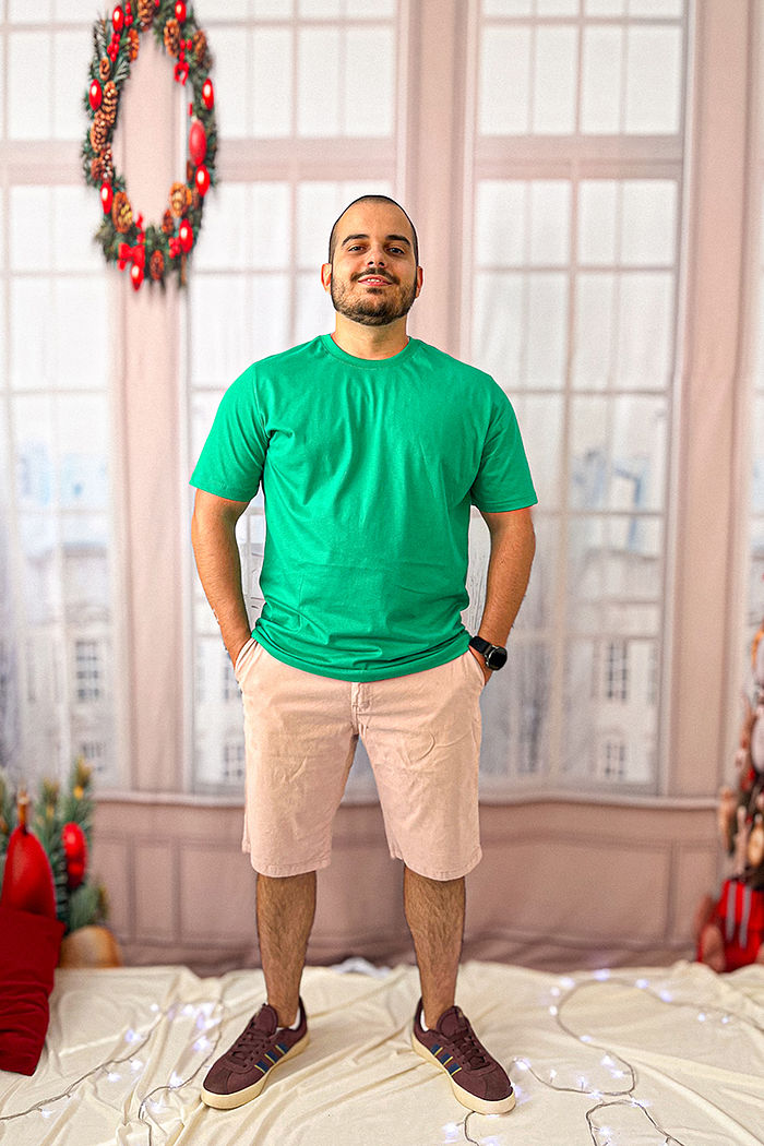 Max Tee Unissex Básica Verde Bandeira