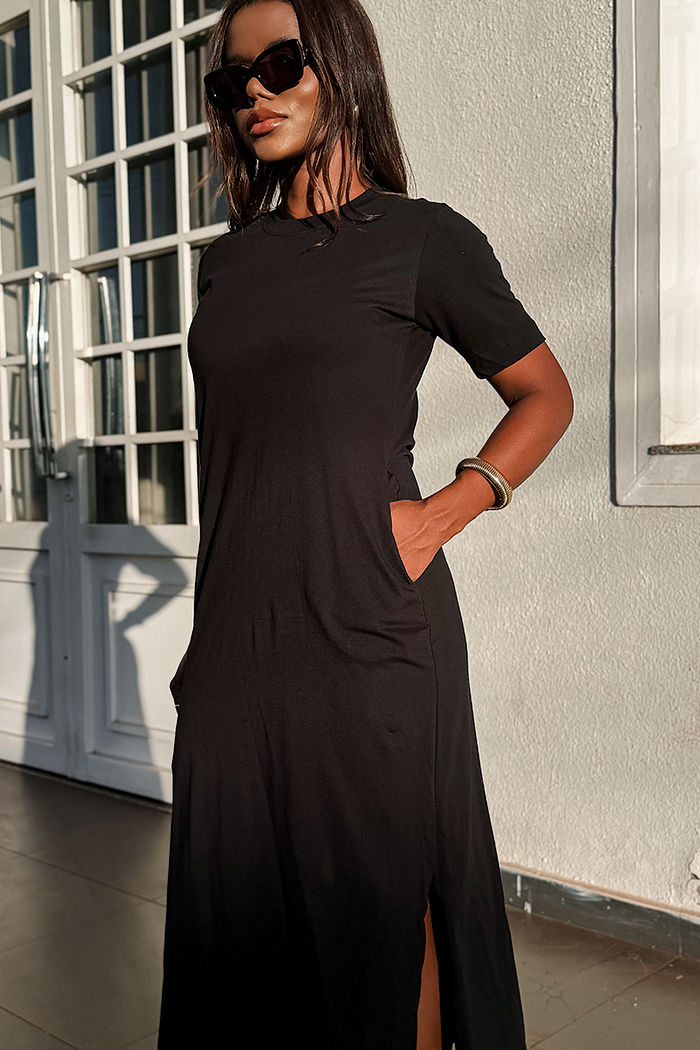 Vestido Midi Carol Preto