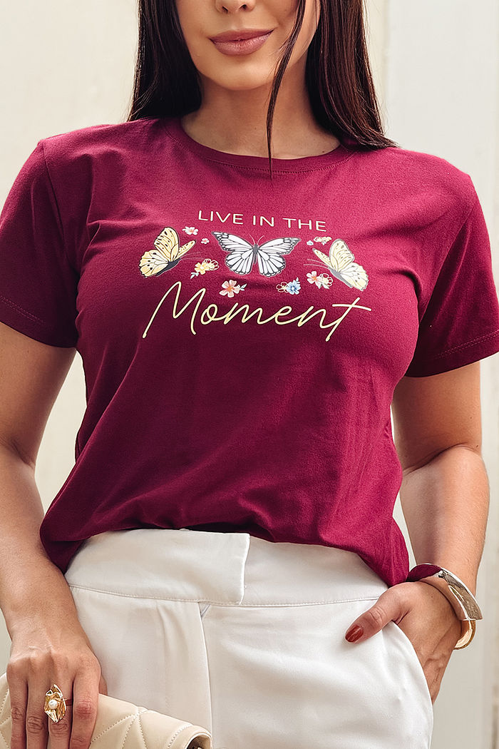 T-Shirt Live in the moment - Rubi