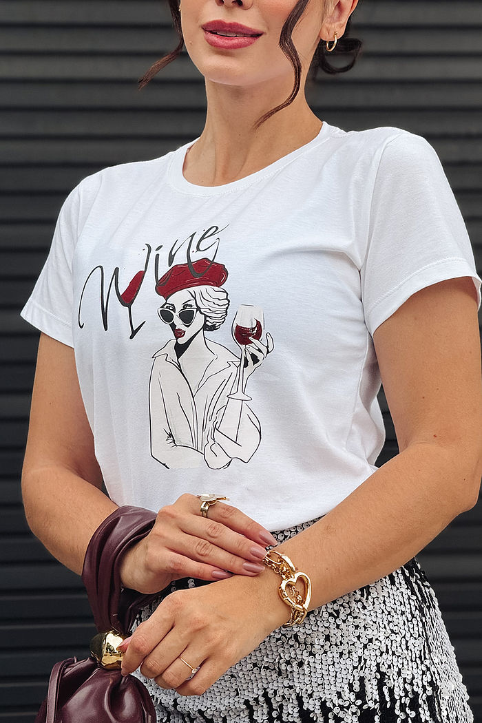 T-Shirt Wine - Neve