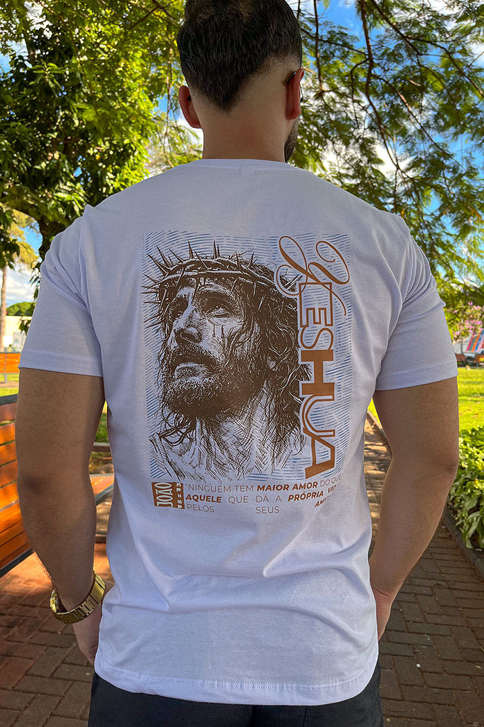 Max Tee Unissex Yeshua DTF - Branco