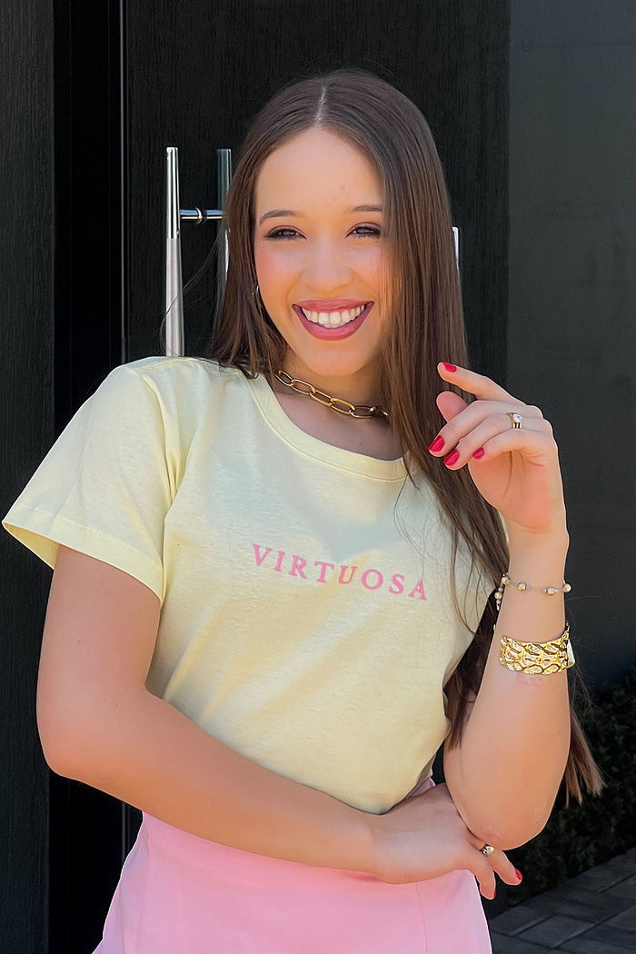 T-Shirt Virtuosa AR - Manteiga