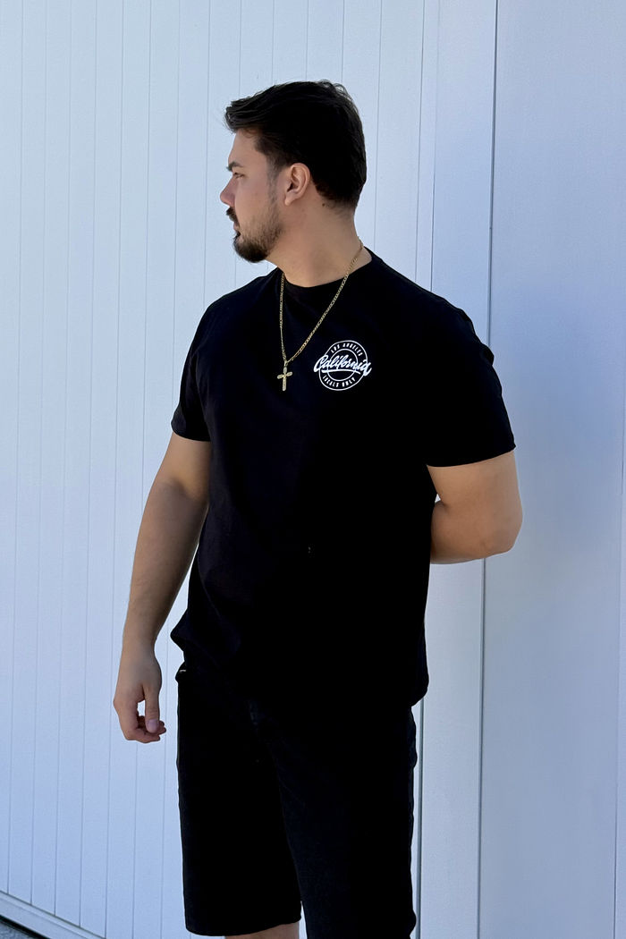 Max Tee Unissex California - Preto