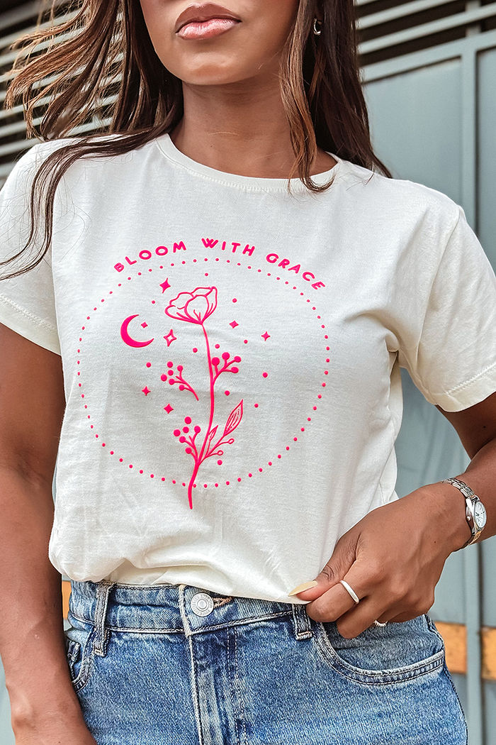 T-Shirt Bloom With Grace AR - Off
