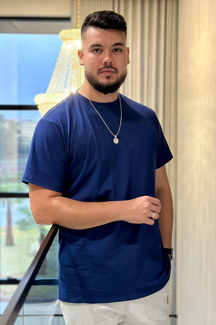 Max Tee Unissex Básica Marinho