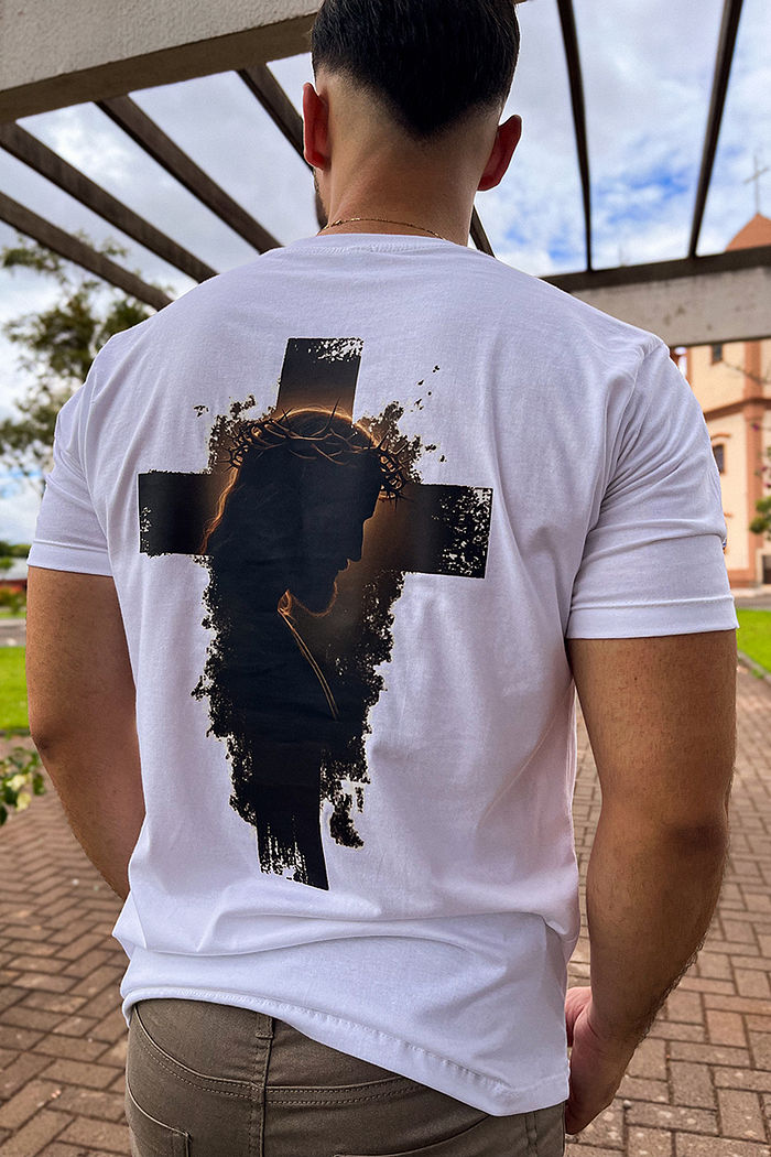 Max Tee Coroa de espinhos DTF - Neve