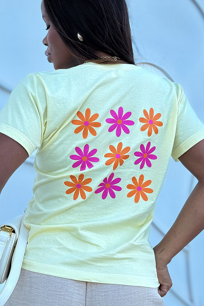 T-Shirt Acredite nos seus sonhos DTF - Manteiga