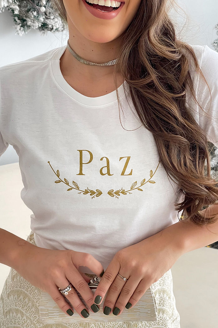 T-Shirt Paz - Neve