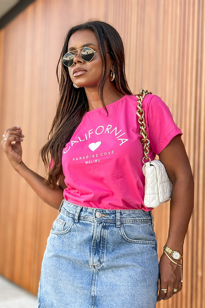 T-Shirt California Paradise AR - Barbie