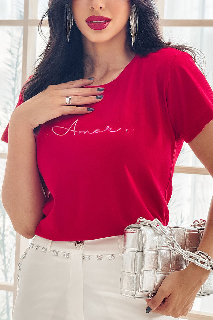 T-Shirt Amor - Rubi