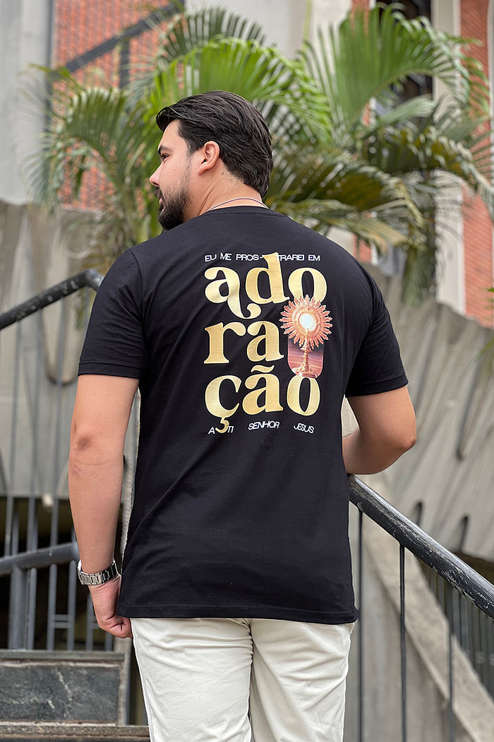 Max Tee Graças e Louvores DTF - Preto