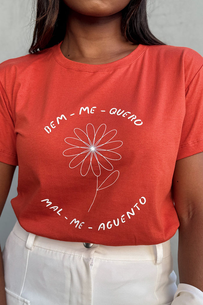 T-Shirt Bem me quero, mal me aguento AR - Telha