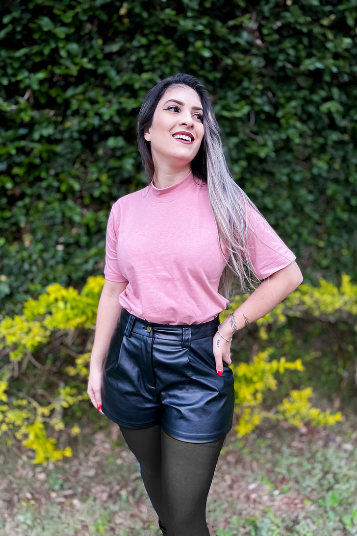 TShirt Gola Alta Básica ouro RAGUSO STORE Loja Virtual