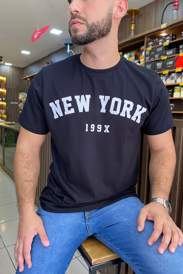 Max Tee Unissex New York 199X - Preto