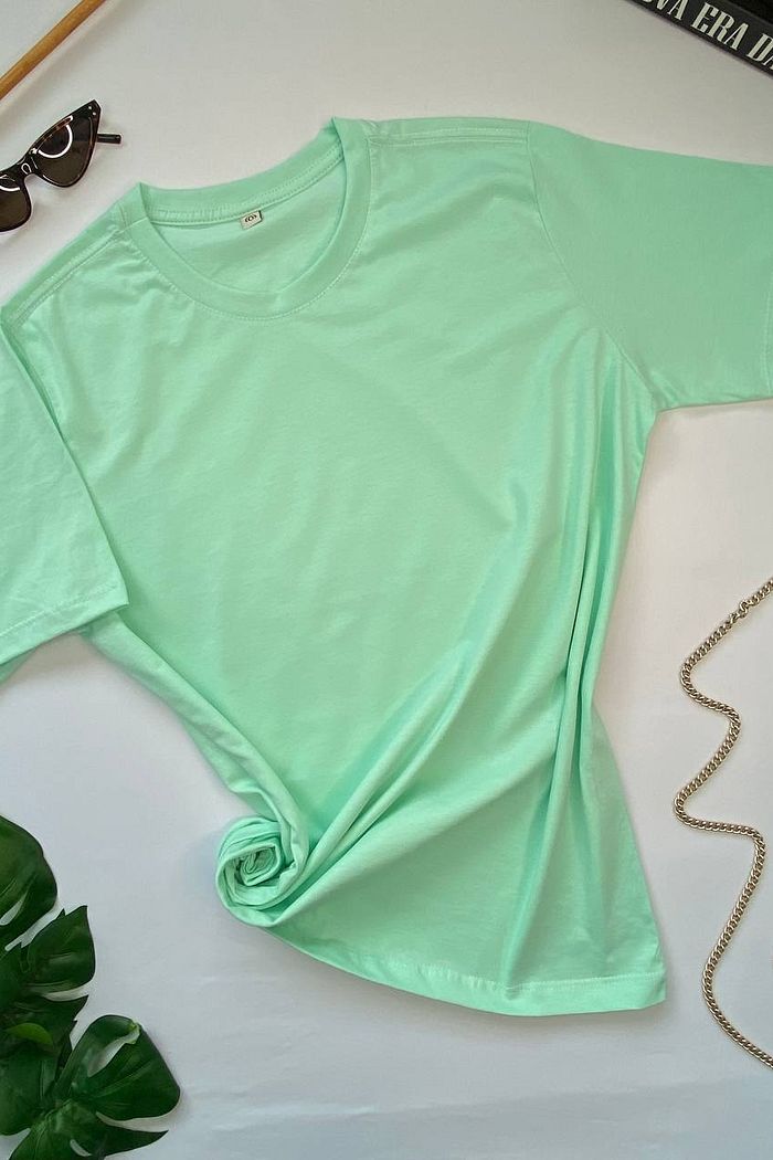 Max Tee Unissex Básica Verde Claro