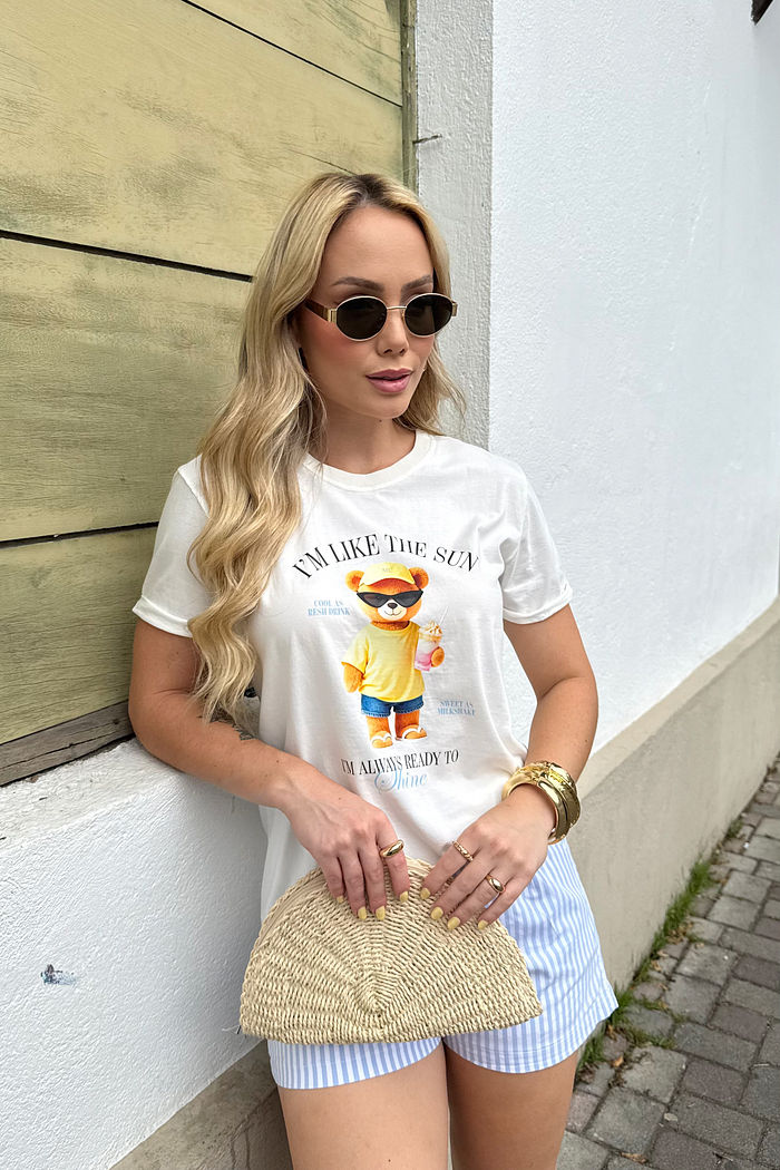 Tshirt Premium - Like The Sun DTF - Off White