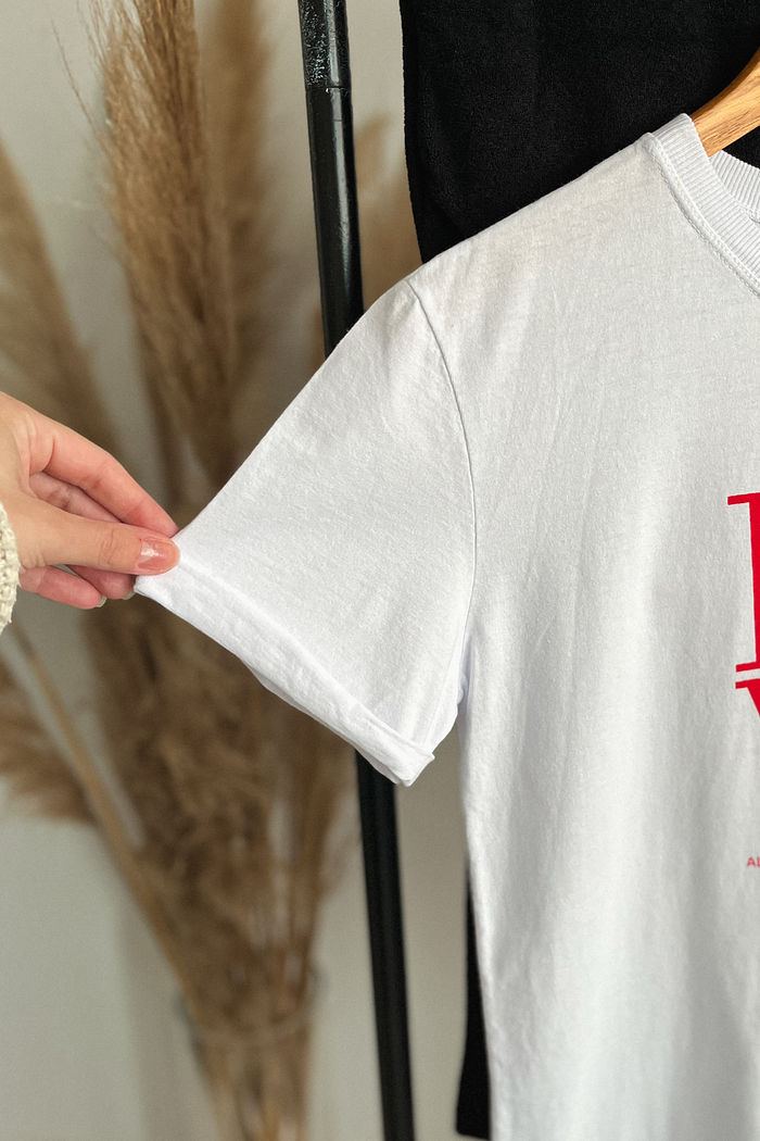 Tshirt Premium - Love - Branca