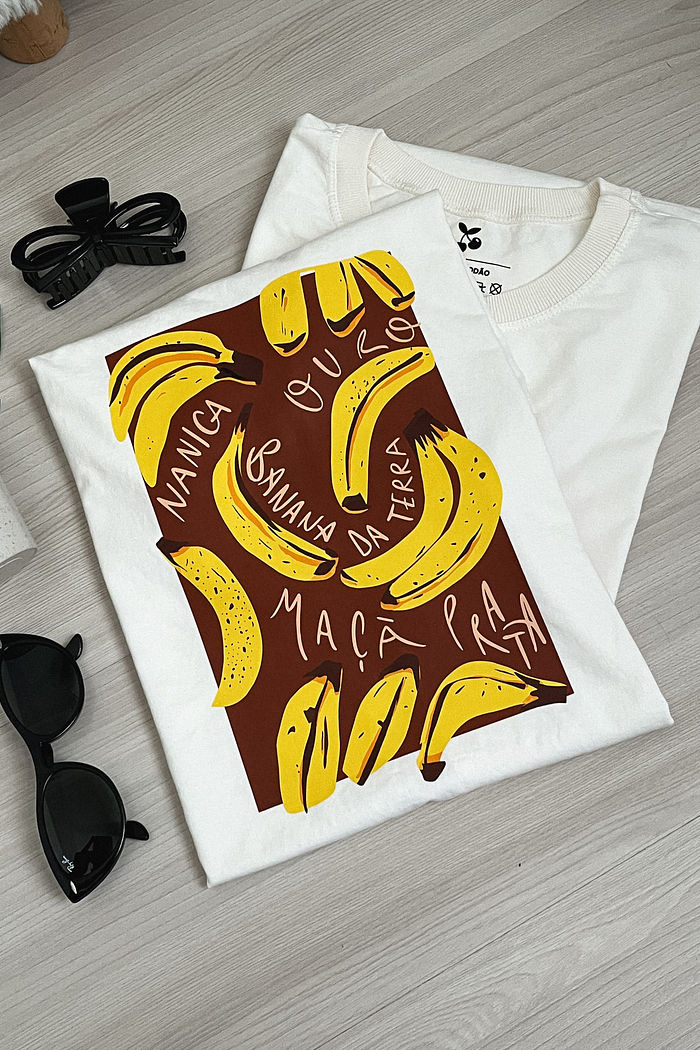 Tshirt Premium - Banana DTF - Off White