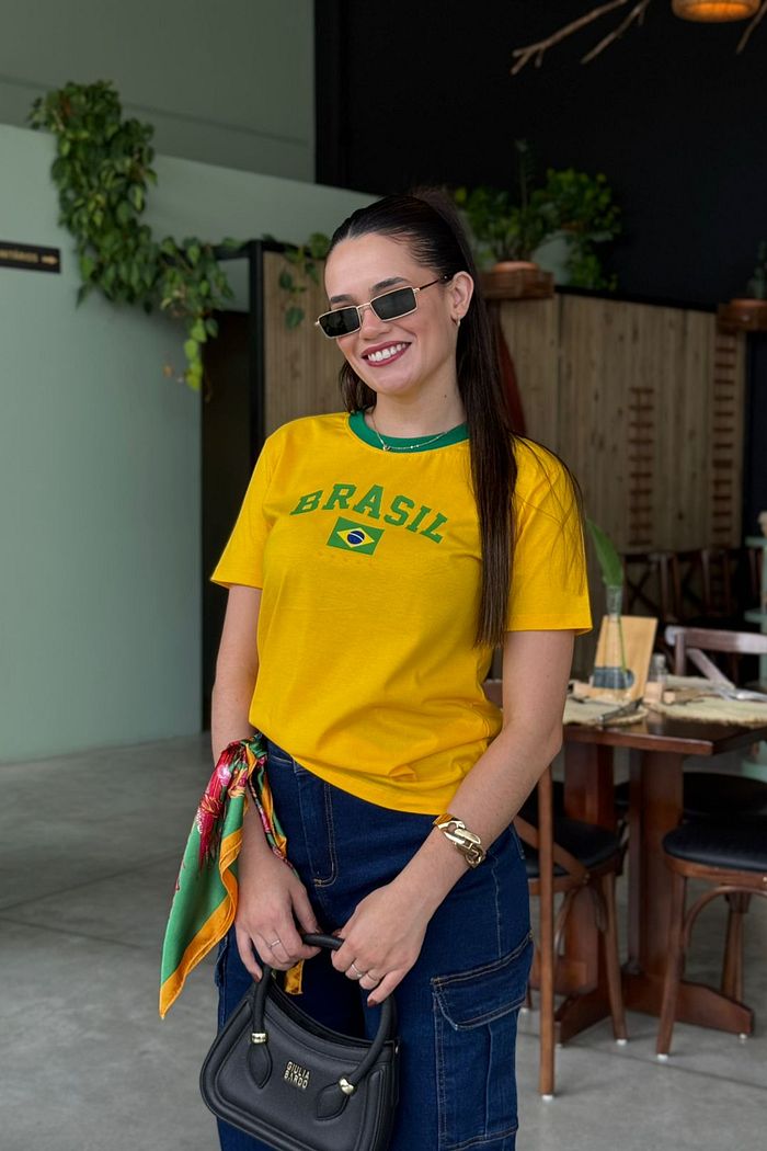 Tshirt Copa Brasil - Amarela