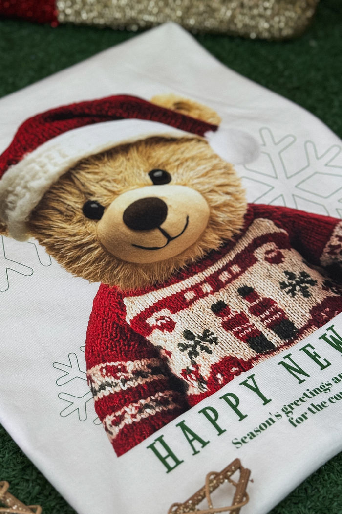 Tshirt Premium - Happy New Year 1 DTF - Off White