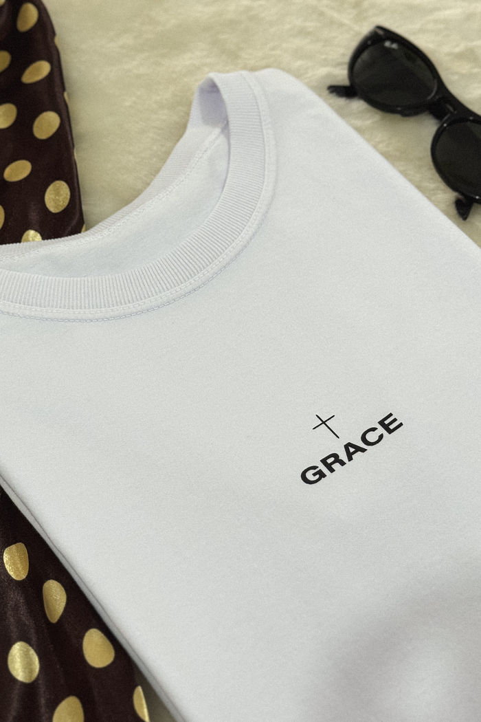 Tshirt Premium - Grace - Branca