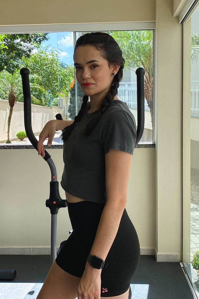 Cropped - Gym - Cinza